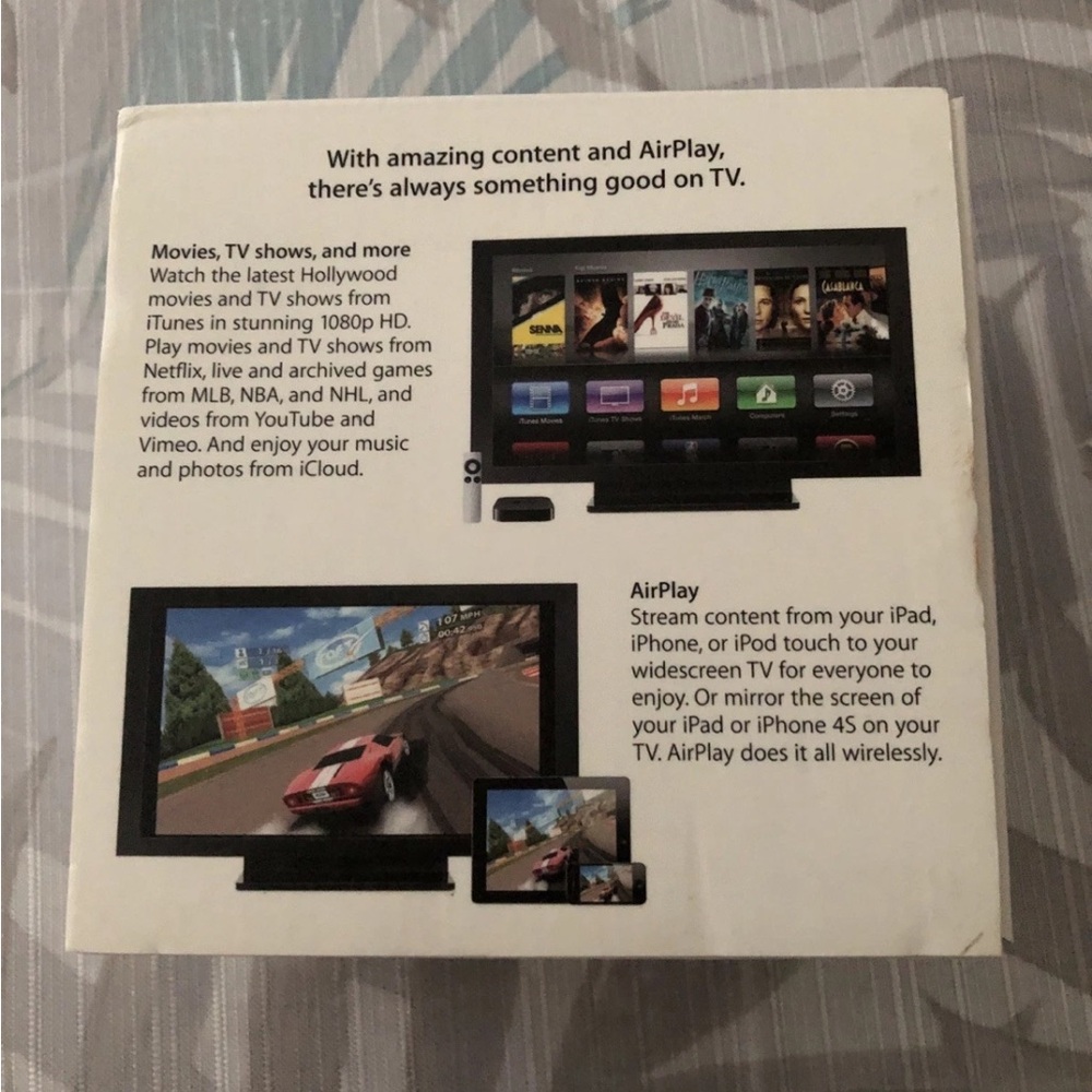 Apple TV Mode A1427 - Black In Original Box - Picture 5 of 6